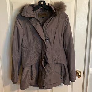 Sachi light brown winter coat - like new!